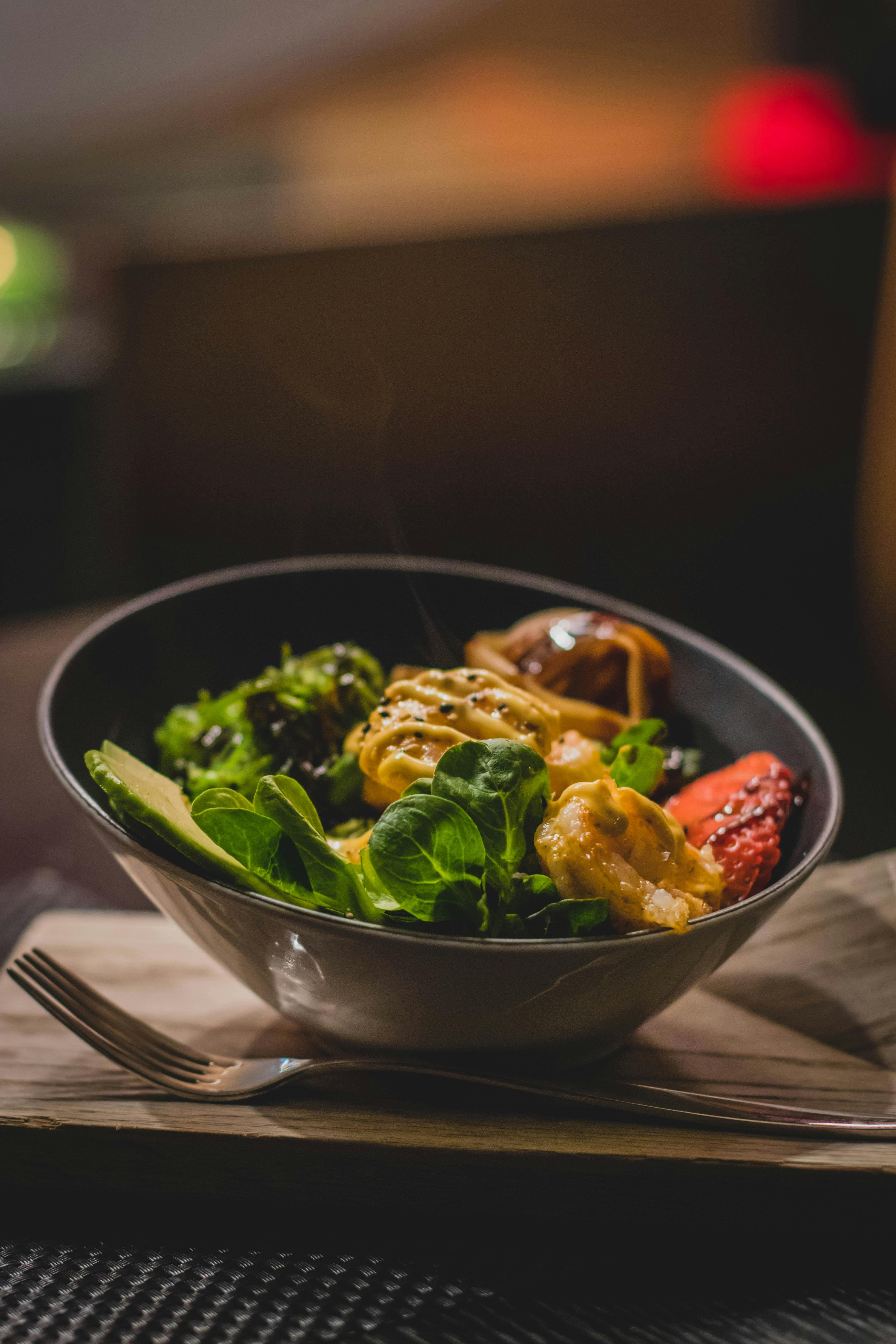 A green leafy vegetable dish in a bowl.